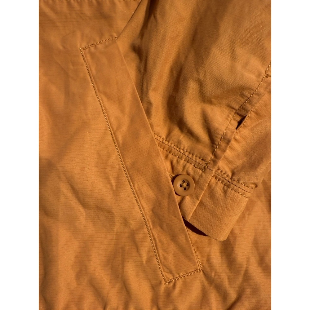 Perry Ellis Ripstop Jacket NWT Sunset Rendezvous Apricot Buff Metallic Blend XL - Picture 2 of 10